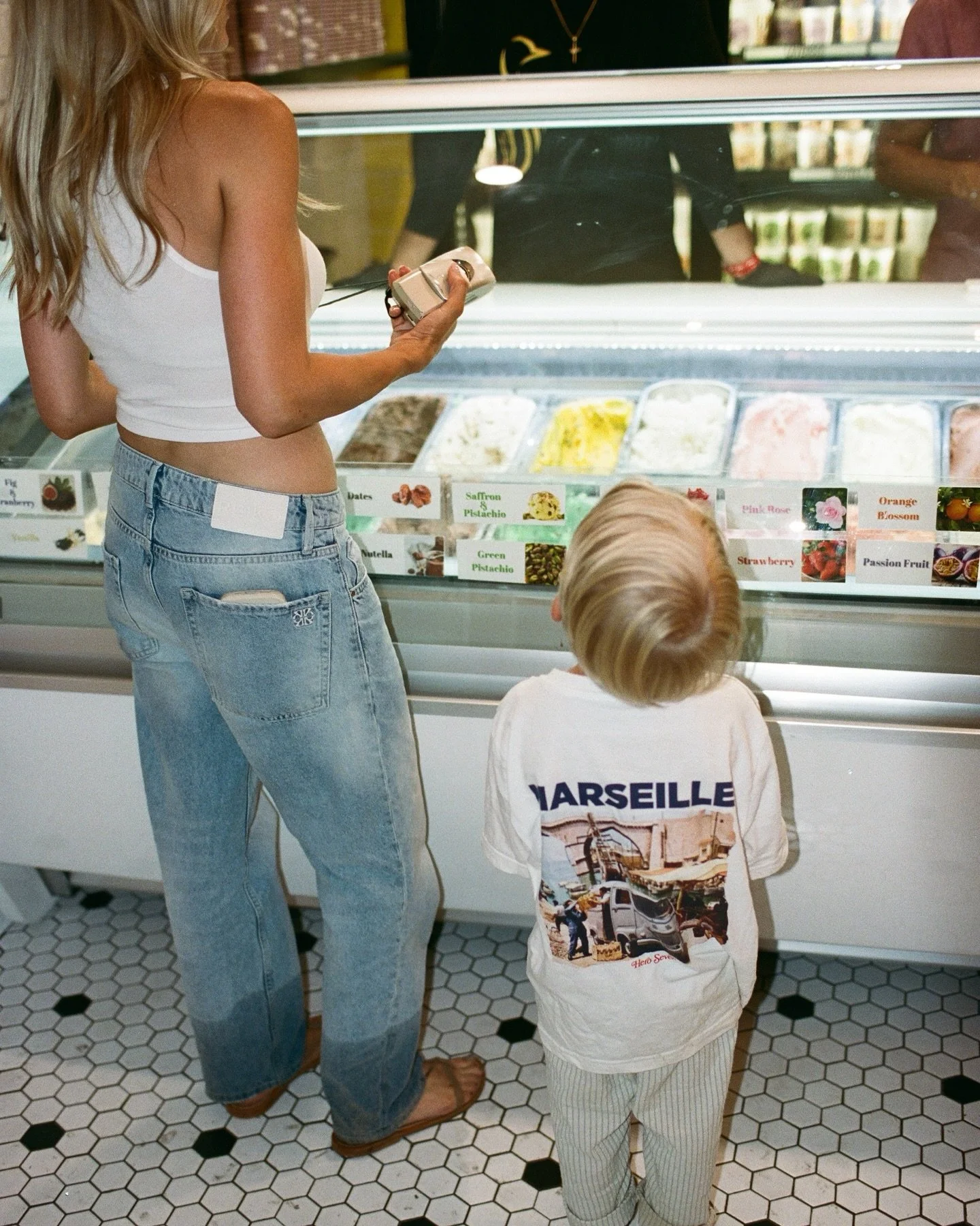 Sandy feet and post beach treat caught on film by @michelledelacastro 🎞️