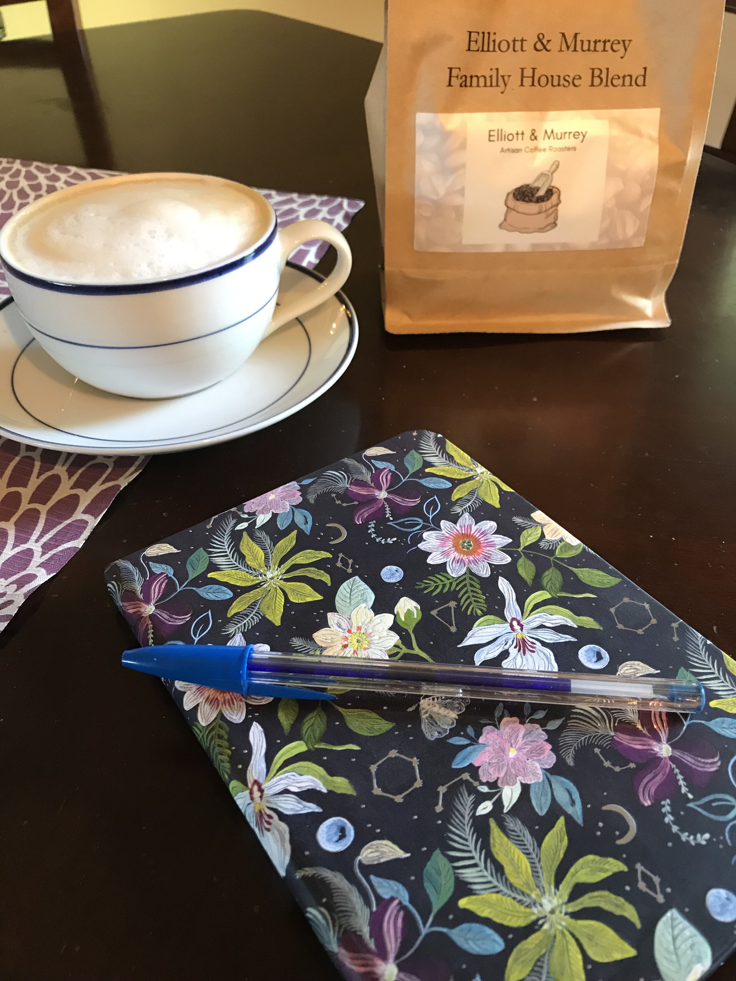 I love Keri’s coffee. She expertly roasts her coffee with care and you can taste it in every cup. I start every weekday by making her coffee into a cappuccino and writing in my journal. It’s a great way to start my morning!