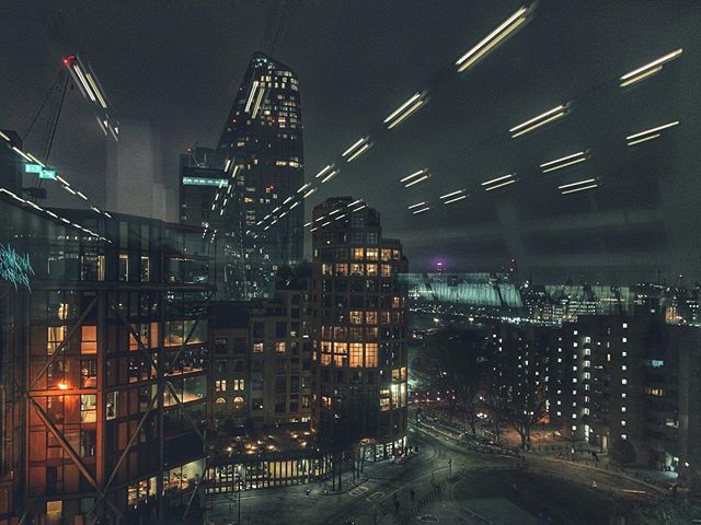 Views from Tate Modern #londonsky #reflection #nightphotography