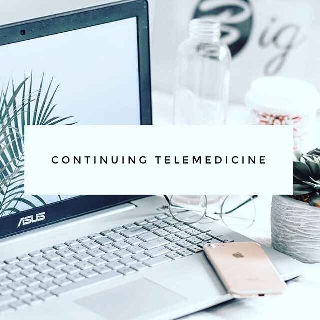 With our clinics opening back up for in-person appointments, we will also continue to offer telemedicine appointments for those that aren&rsquo;t comfortable coming in, or don&rsquo;t have the time to make it in! Book your appointments online or by p