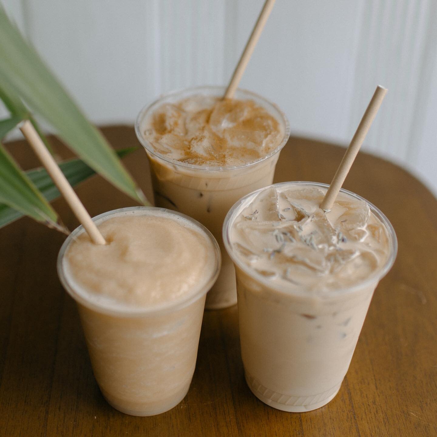 Open 7am-2pm for Memorial Day, just enough time to try some new specials: Horchata Latte (with oat milk), a Tropical Smoothie with Guava, Passionfruit and Coconut Milk - and our Lavender Latte, which is back + here to stay.