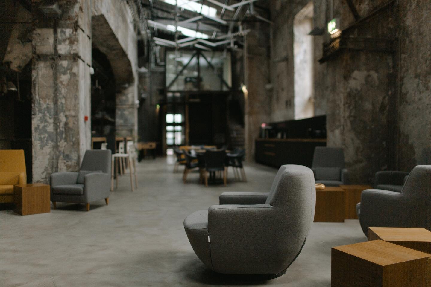 In Tallinn, Estonia this week. Such inspiring interiors at this office space! We love seeing what others are doing in the co-working world.