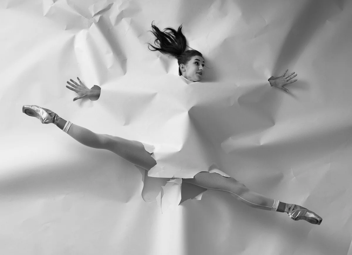 Photographed by JR for New York City Ballet