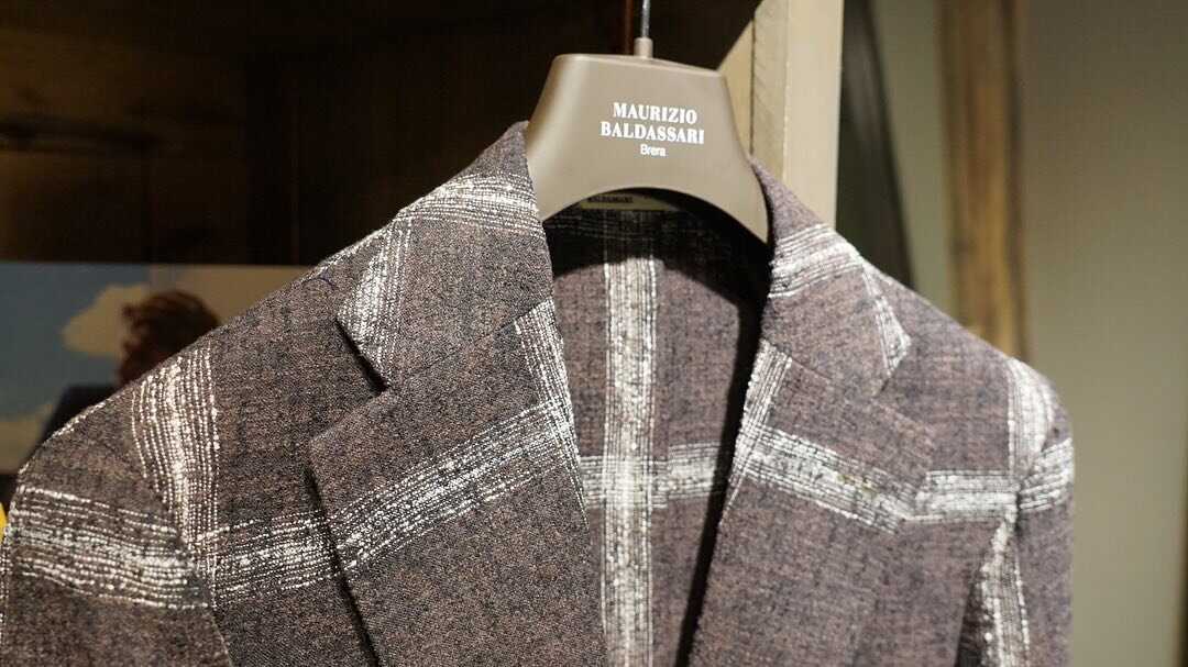 2-button jacket designed &amp; made by Baldassari, fabric by Ferla.  New spring arrivals daily.

#menswear #dtsf #experiencephillipsavenue #experiencesouthdakota