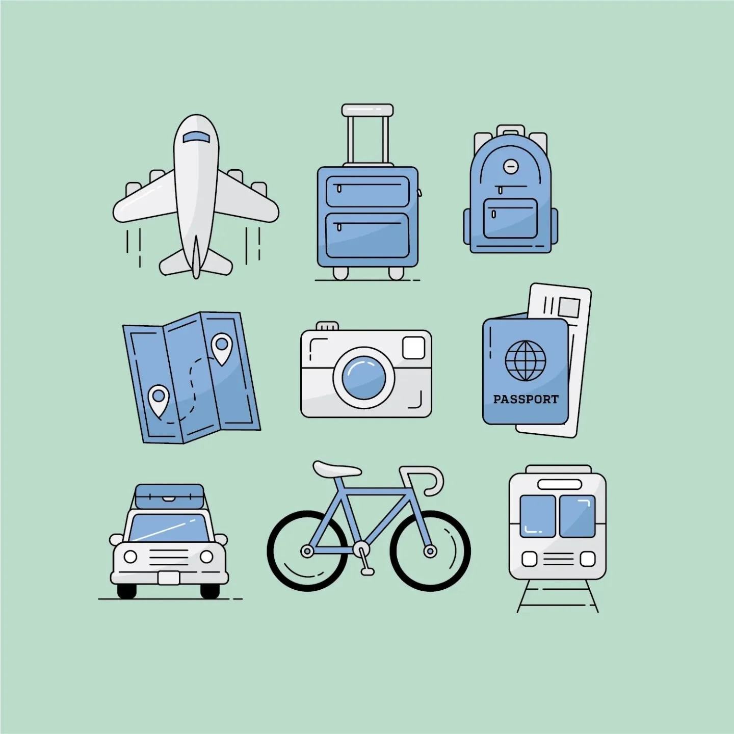Tis the season🧳

#icondesign #iconsystem #travel #summertimetravel #graphicdesign #designlove