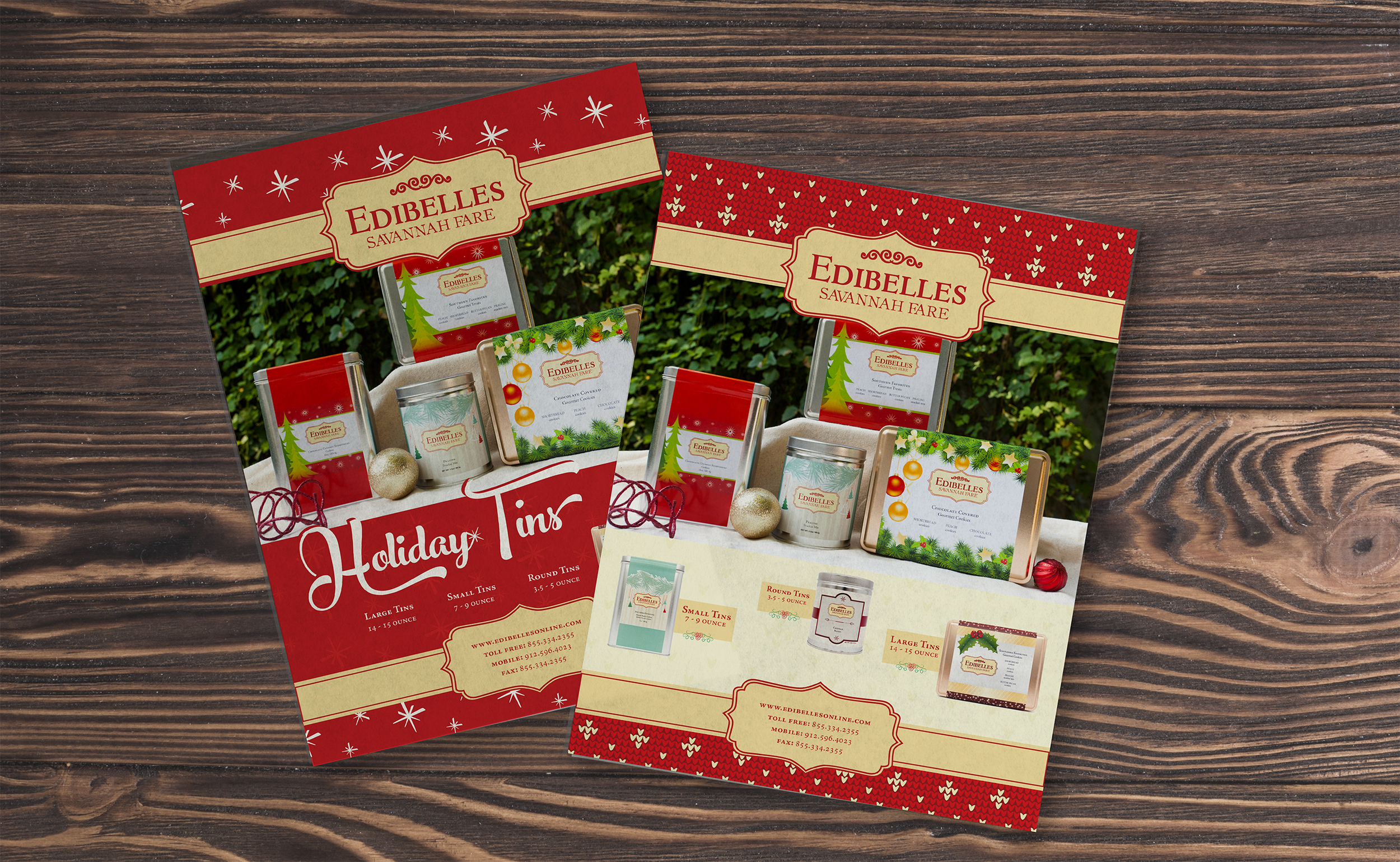 One sheet promo for holiday labels.