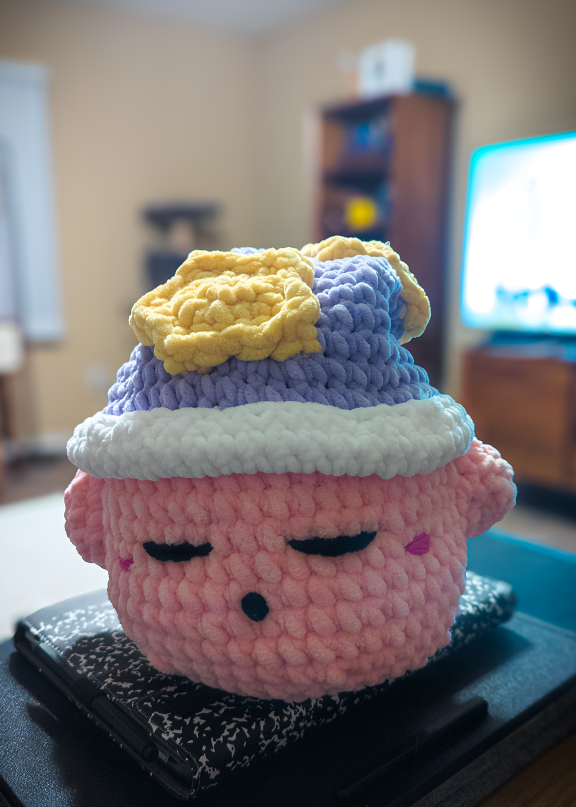 Pink Puff Pattern from Aqcrochets Etsy