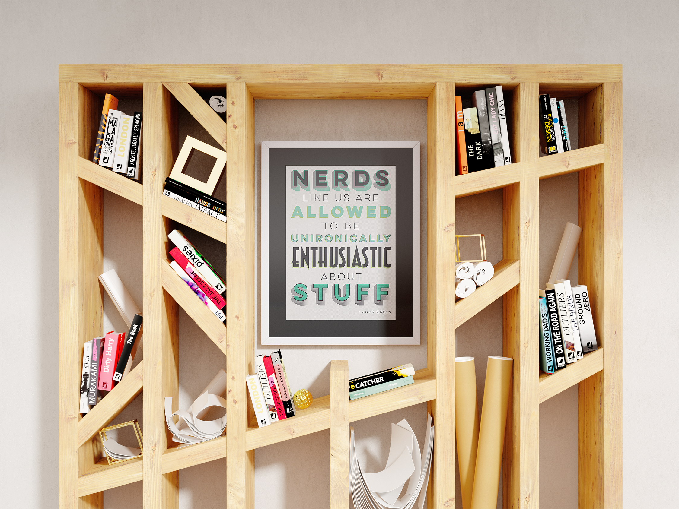 Typography based poster.