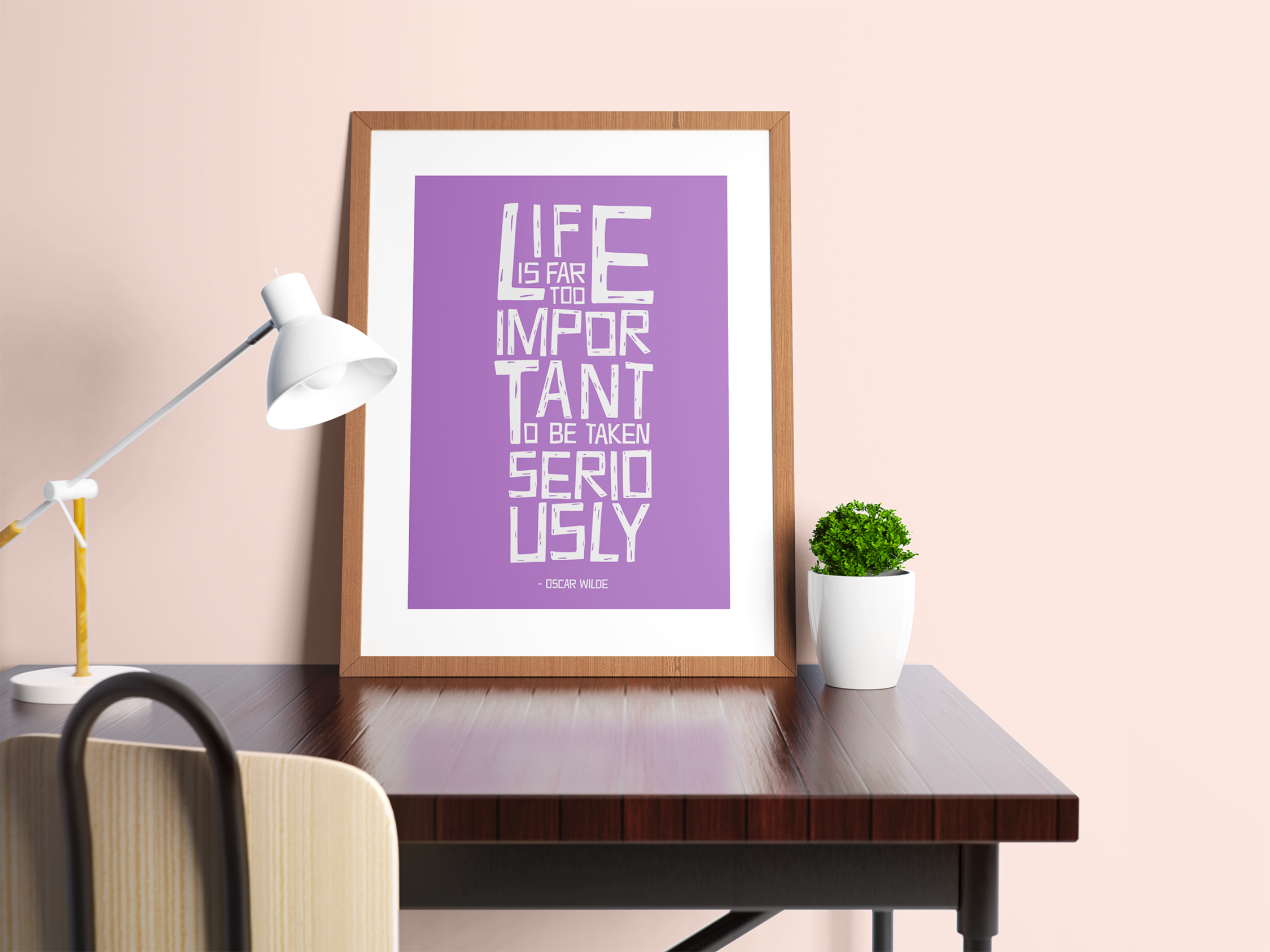 Typography based poster.