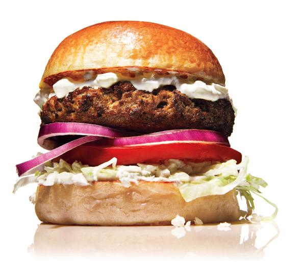 Lamb Gyro Burger