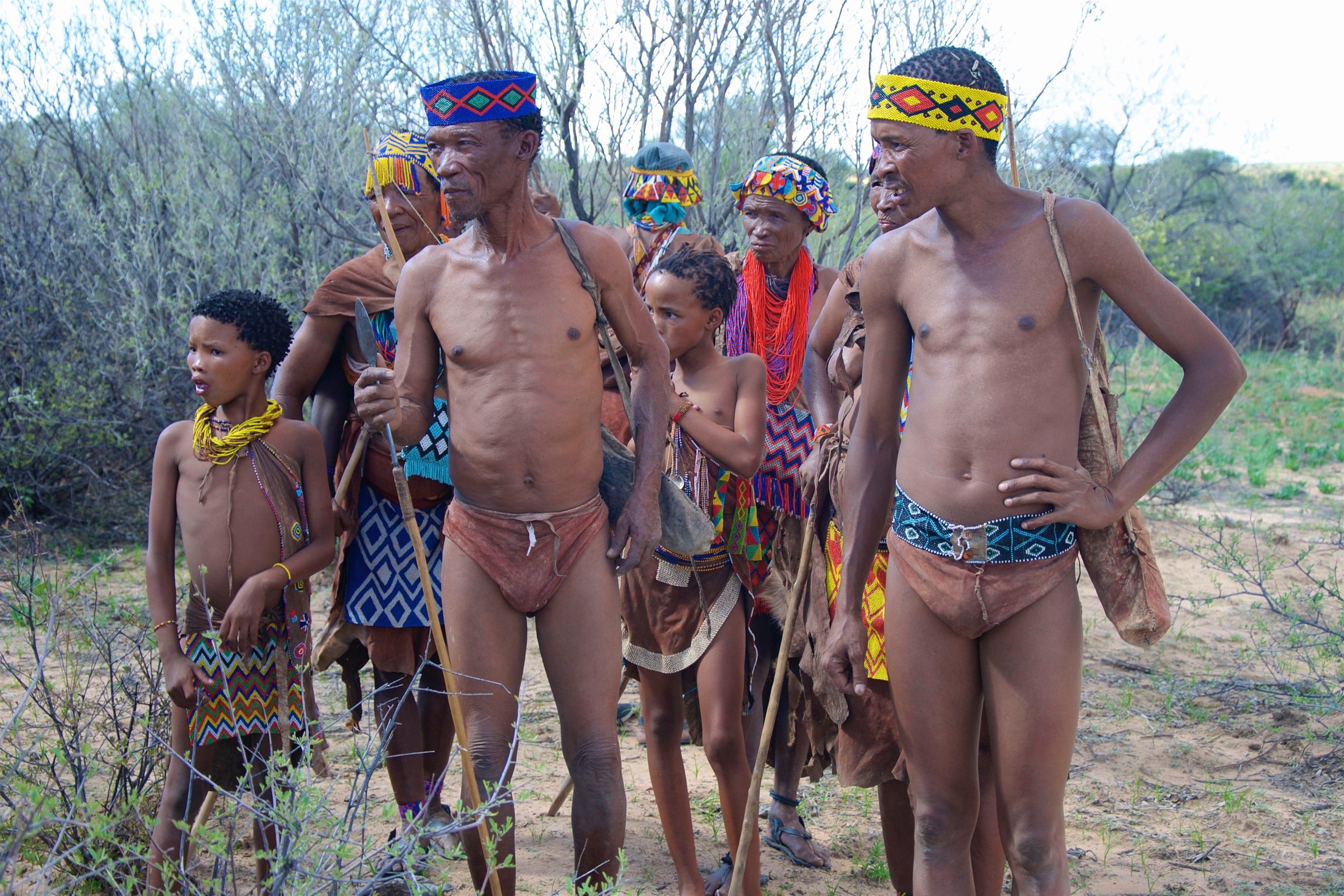  San, N/’ankusê, Namibia 