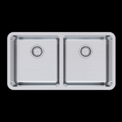 Abey Lago - LG200U Undermount Double Bowl Stainless Steel