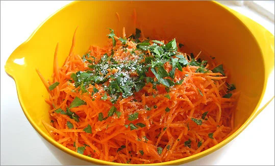 Carrot Mint Salad