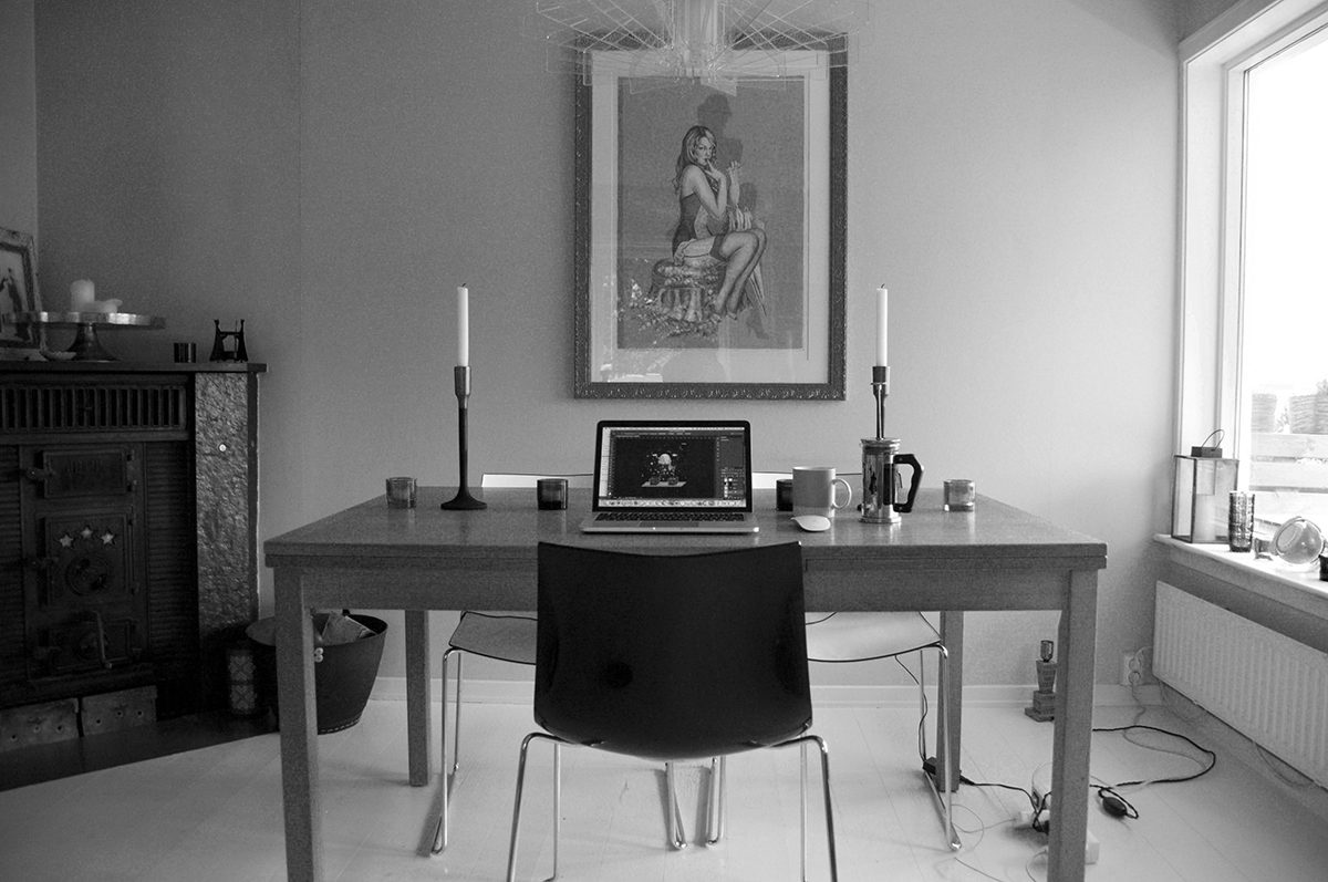 Artist work space