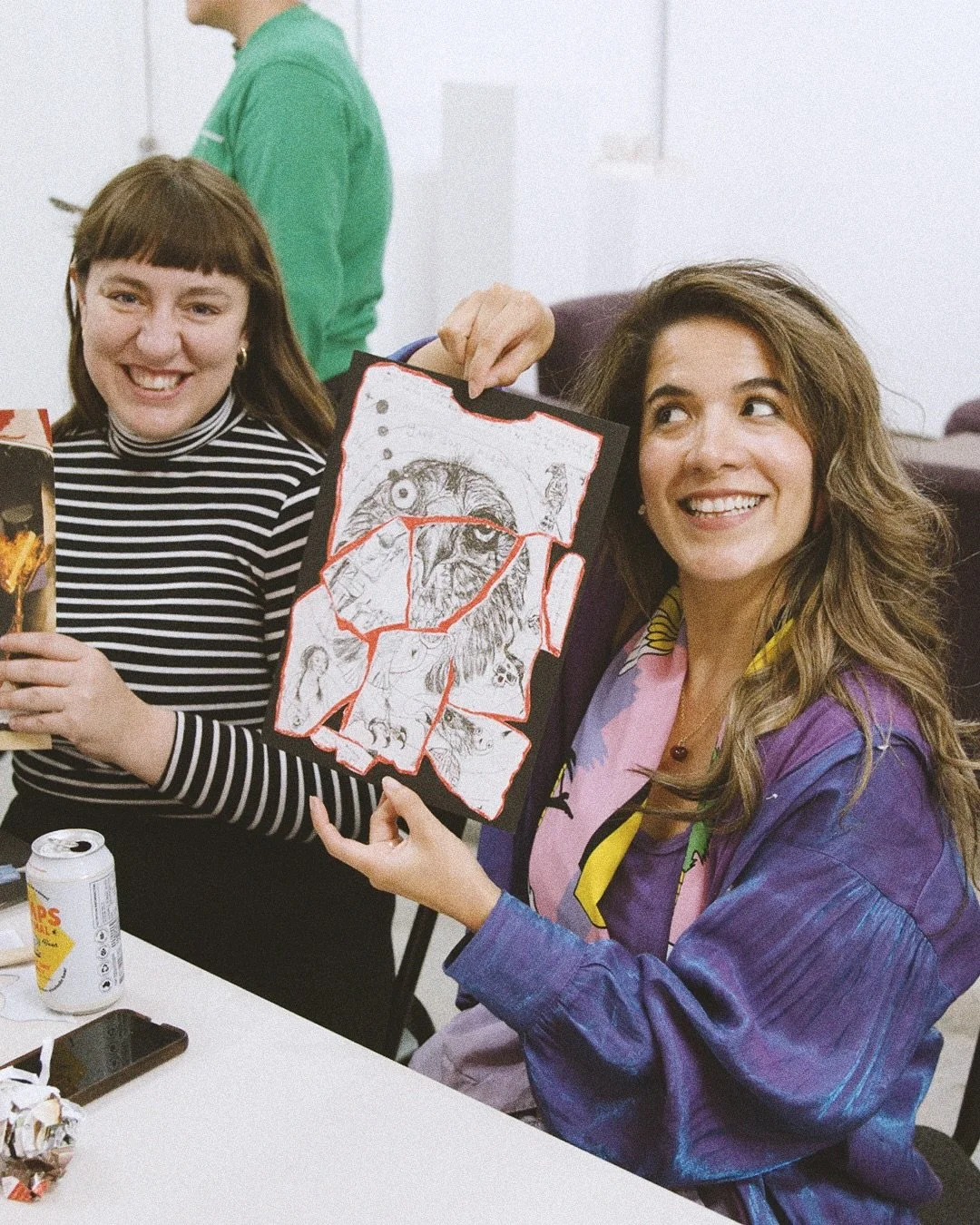 Only 10 tickets left! 🦏 
 POWER ANIMALS: Collage Workshop @bar_fredas &mdash; this Thursday, Nov 6 | 7&ndash;9pm

Collage with artist @kubism_ . All materials (and a glass of wine!) included 🍷✨

Grab your spot &mdash; link in bio.
.
.
.
.
.
#collag