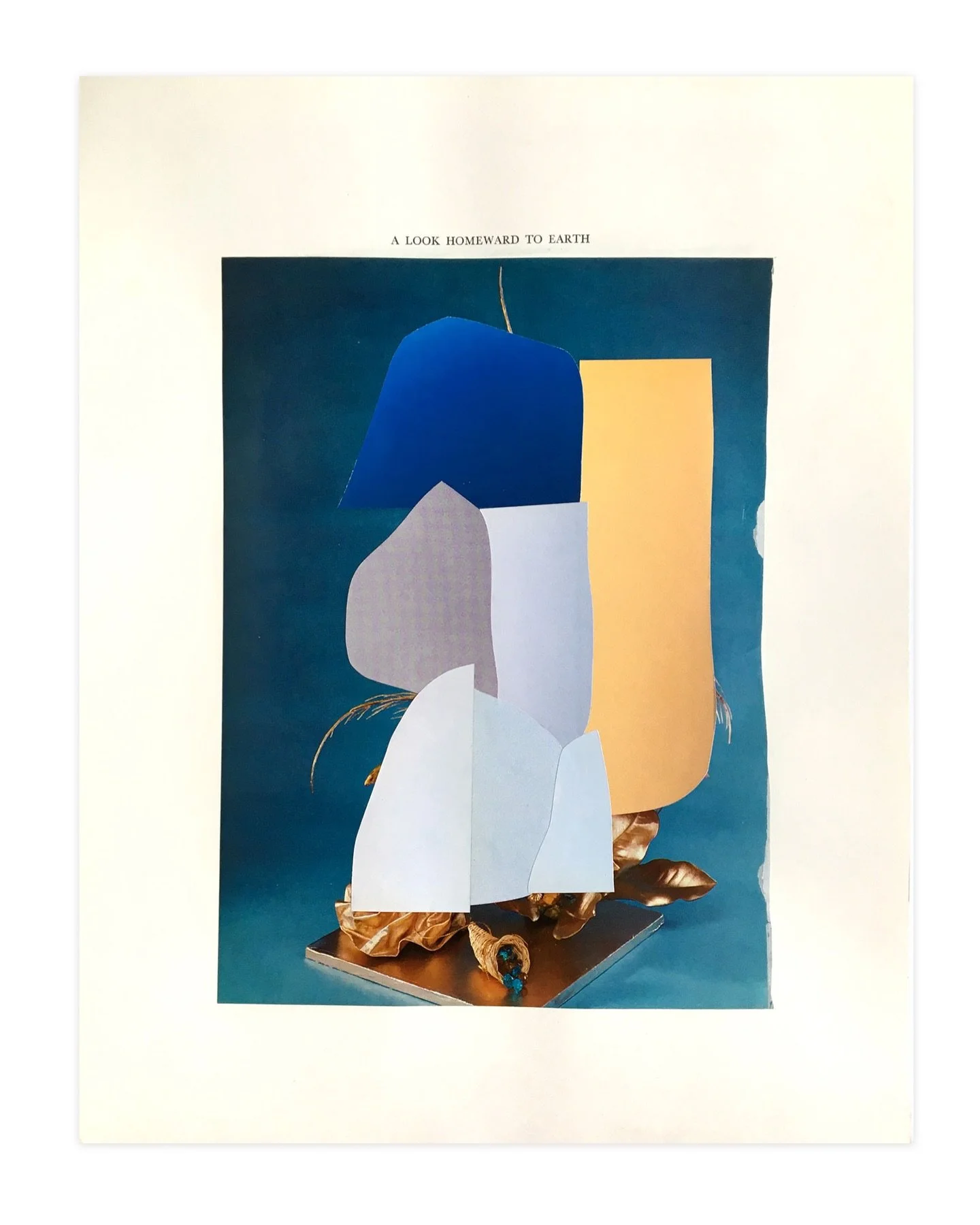 &ldquo;&hellip;for me it is about thinking very deeply about what you are doing while leaving open the possibility to capitalize on mistakes and serendipitous juxtapositions.&rdquo;

From the Archives &mdash; artwork &lsquo;A look Homeward to Earth&r