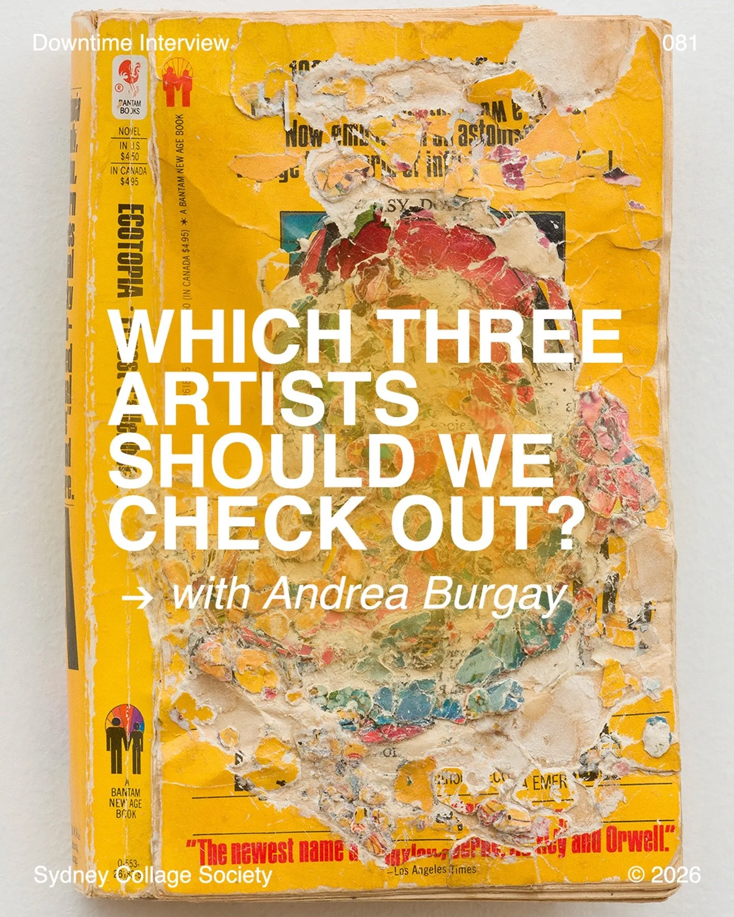 Three artists you should know about with Andrea Burgay 

1️⃣ @allisonannecollage 
2️⃣ @alison__owen 
3️⃣ @craigdeppenauge 

If you haven&rsquo;t already go check out our latest Downtime Interview with Andrea

@andreaburgay 

Link is in our Bio ✌🏼
.

