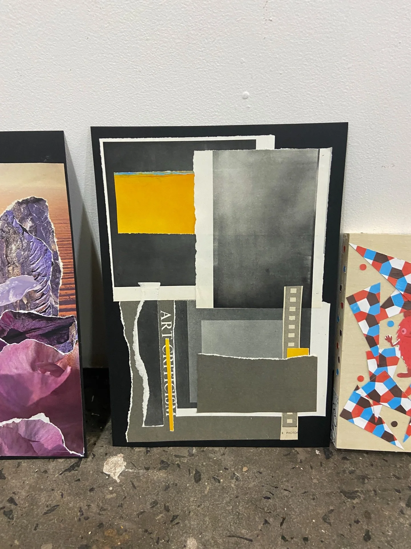 Our Artist Process Workshop with Millie Bartlett on Sunday was something special ✨

A huge thank you to everyone who came along &mdash; such a great group, and the work produced was seriously impressive.

Here&rsquo;s a selection of collages on card 