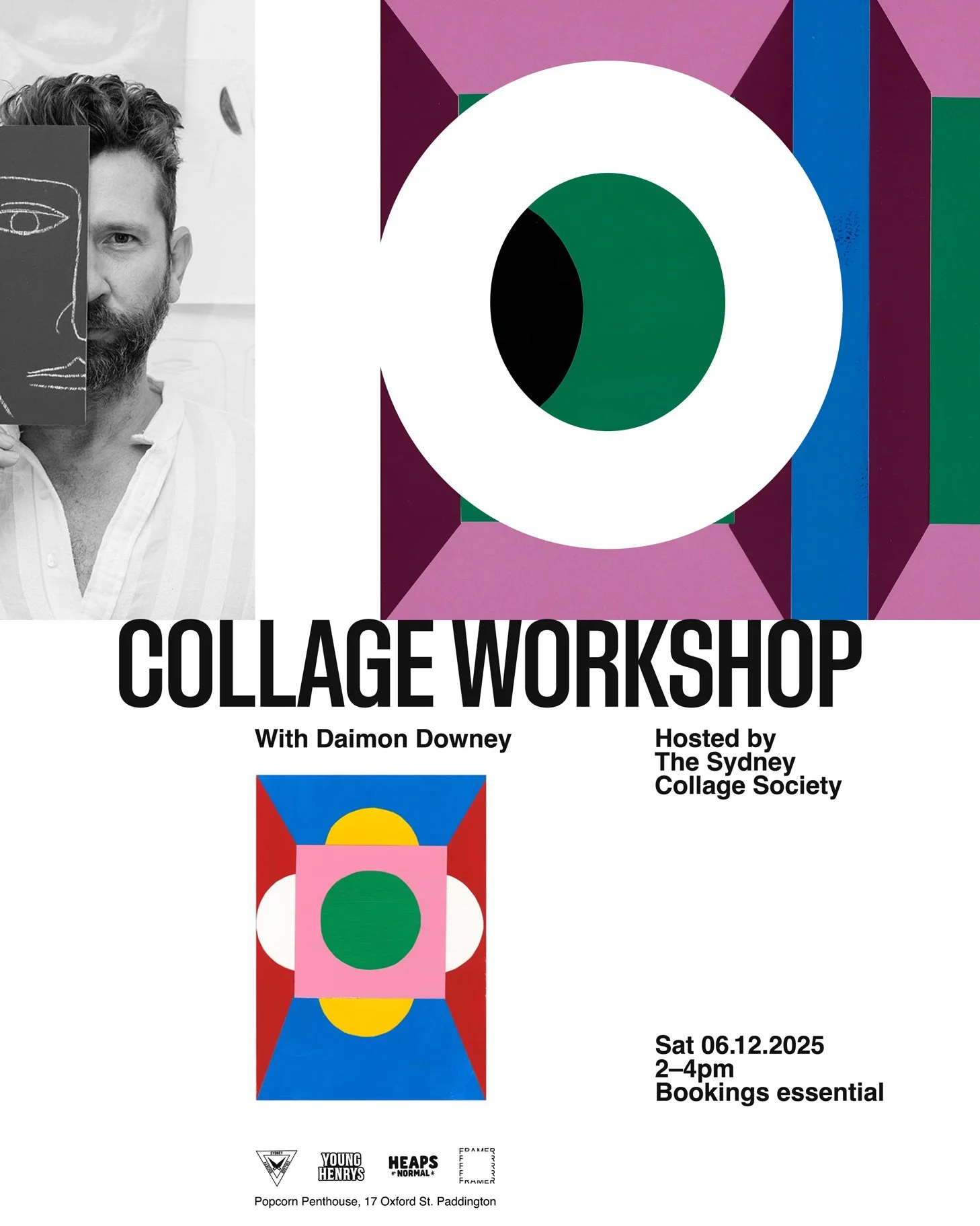 Sydney Collage Society 10th Birthday Workshop w/ Daimon Downey