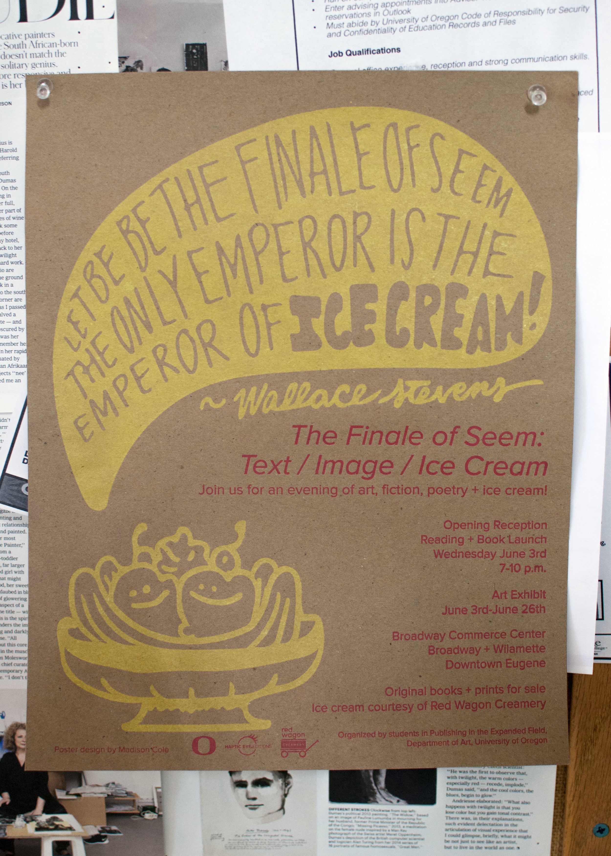Lettepress Event Poster. 2015.
