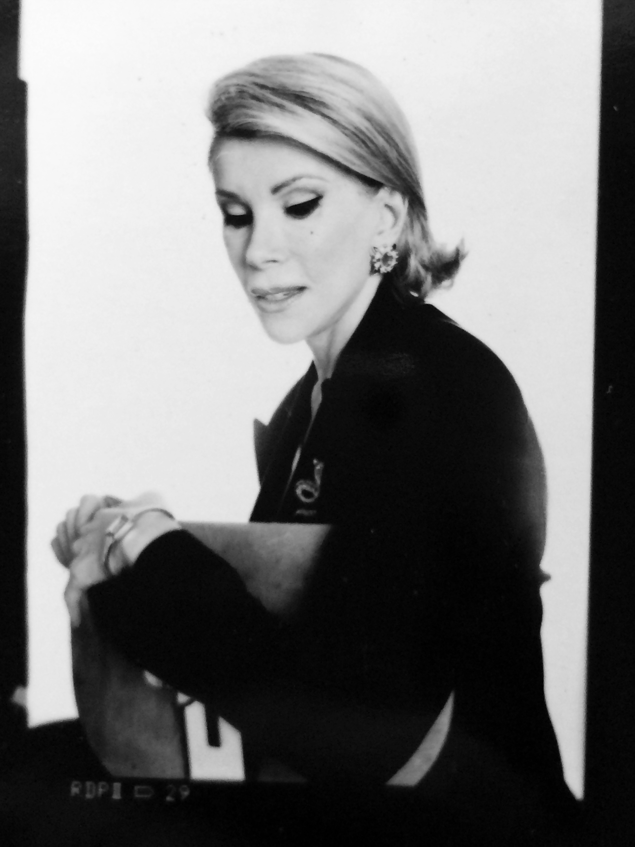 Joan Rivers photographed for Marie Claire magazine
