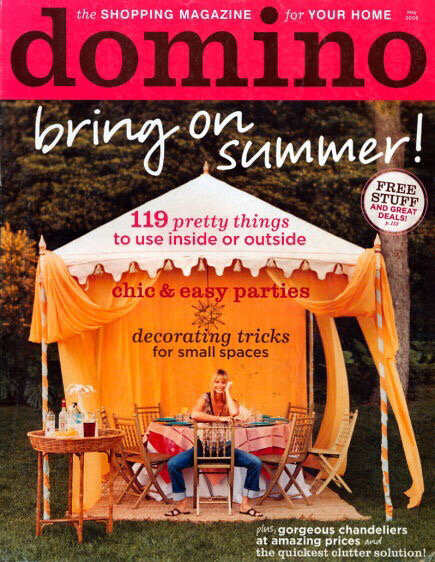 Domino magazine cover 