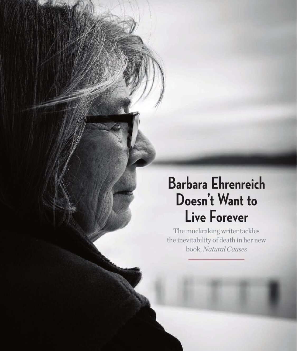 Barbara Ehrenreich for United Airlines Rhapsody Magazine 