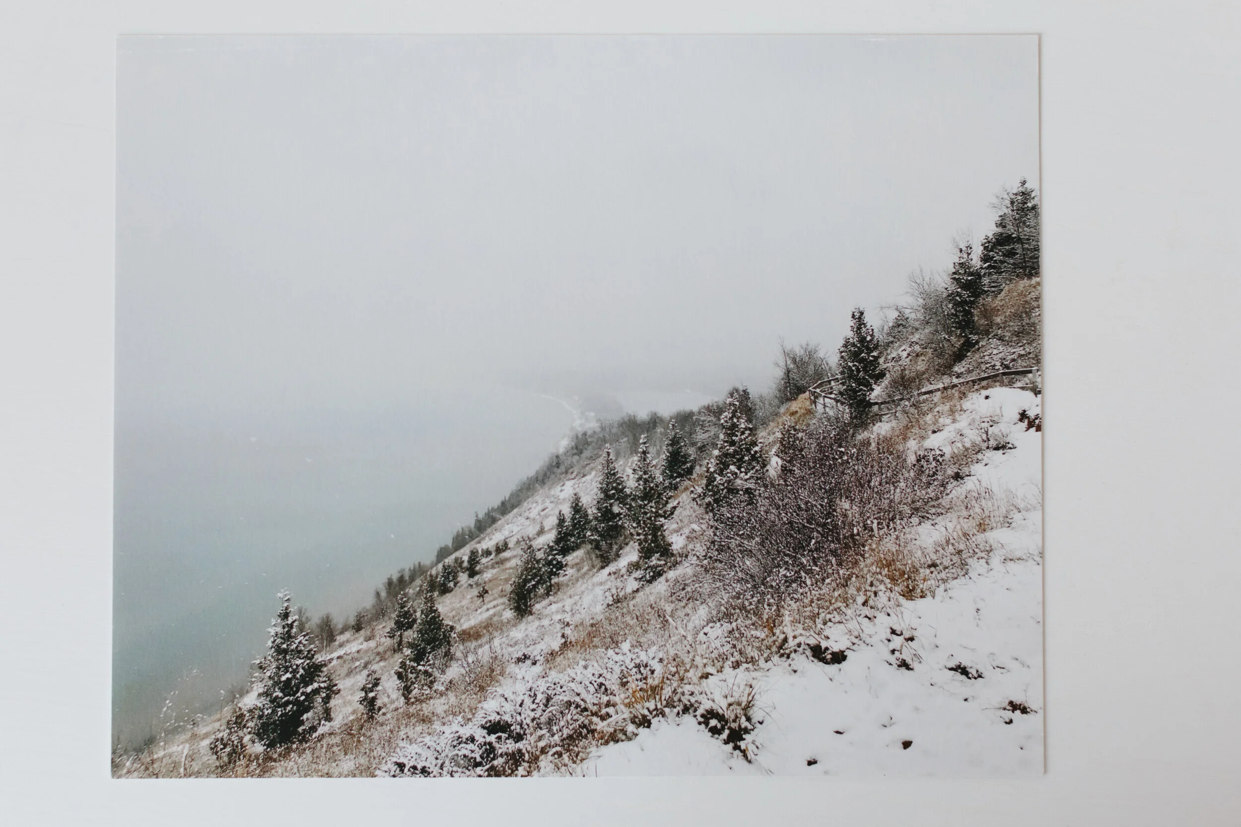 "Winter Bluff" Photo Print