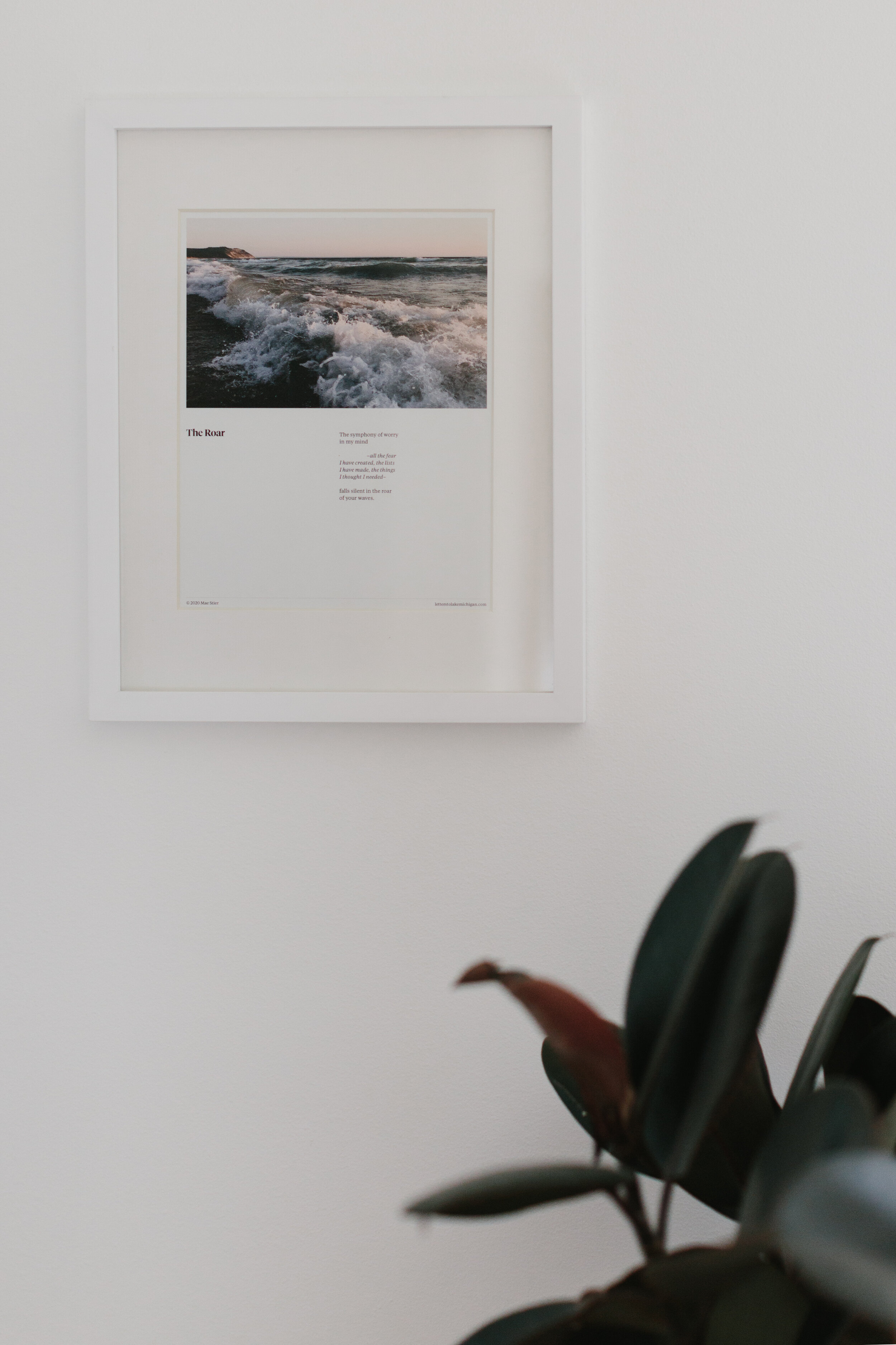 "The Roar" Poem Print