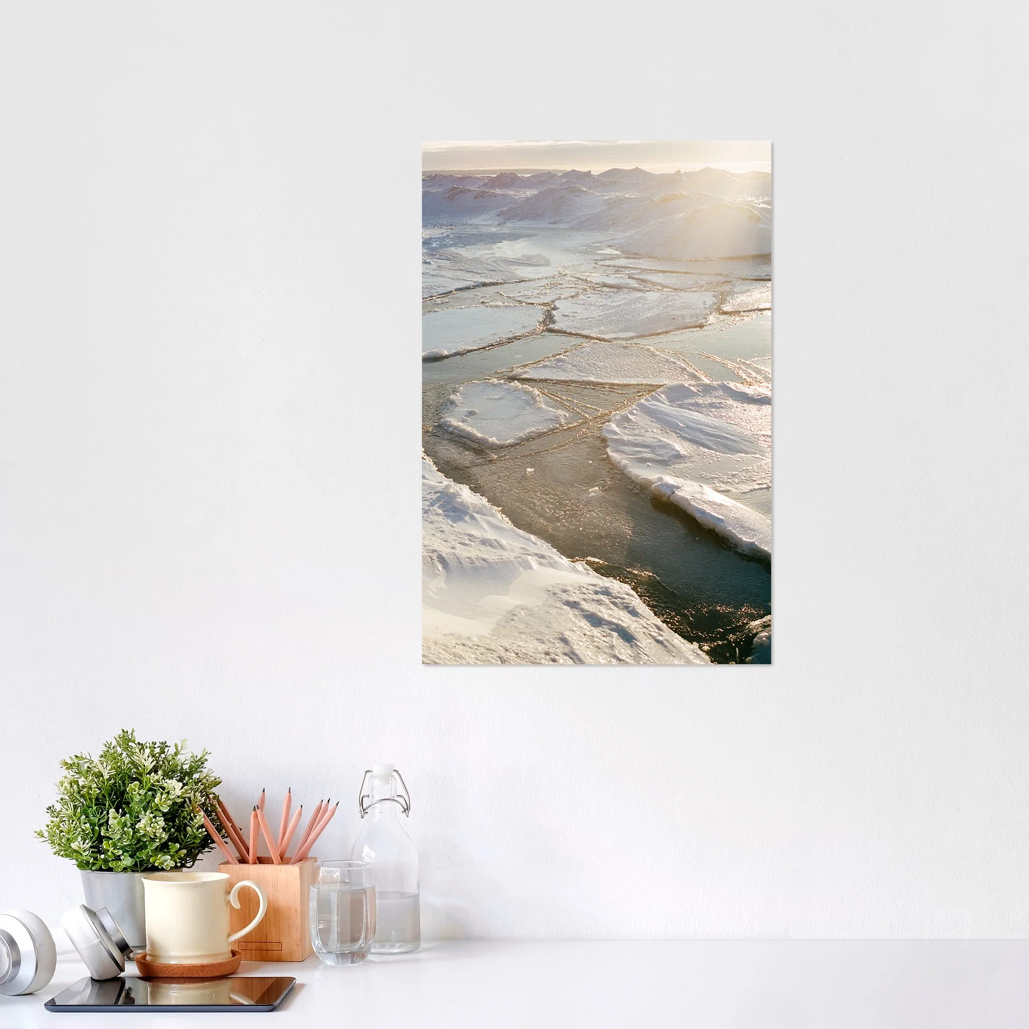 Fine Art Winter Lake Michigan Photo Print for Home Decor-Unframed.jpg