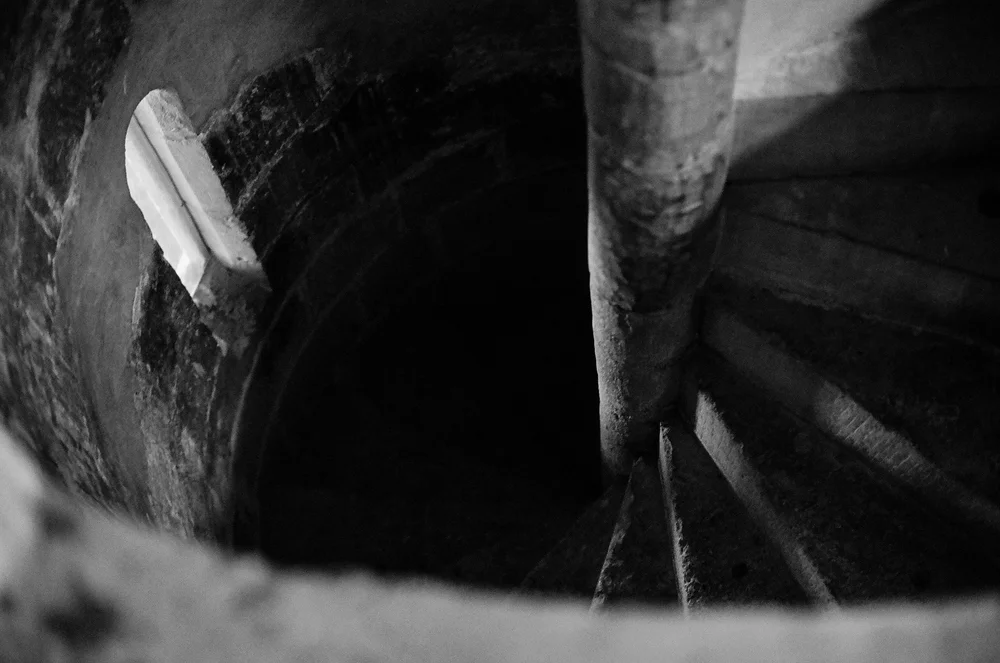 Mallorca Spain castle stairs