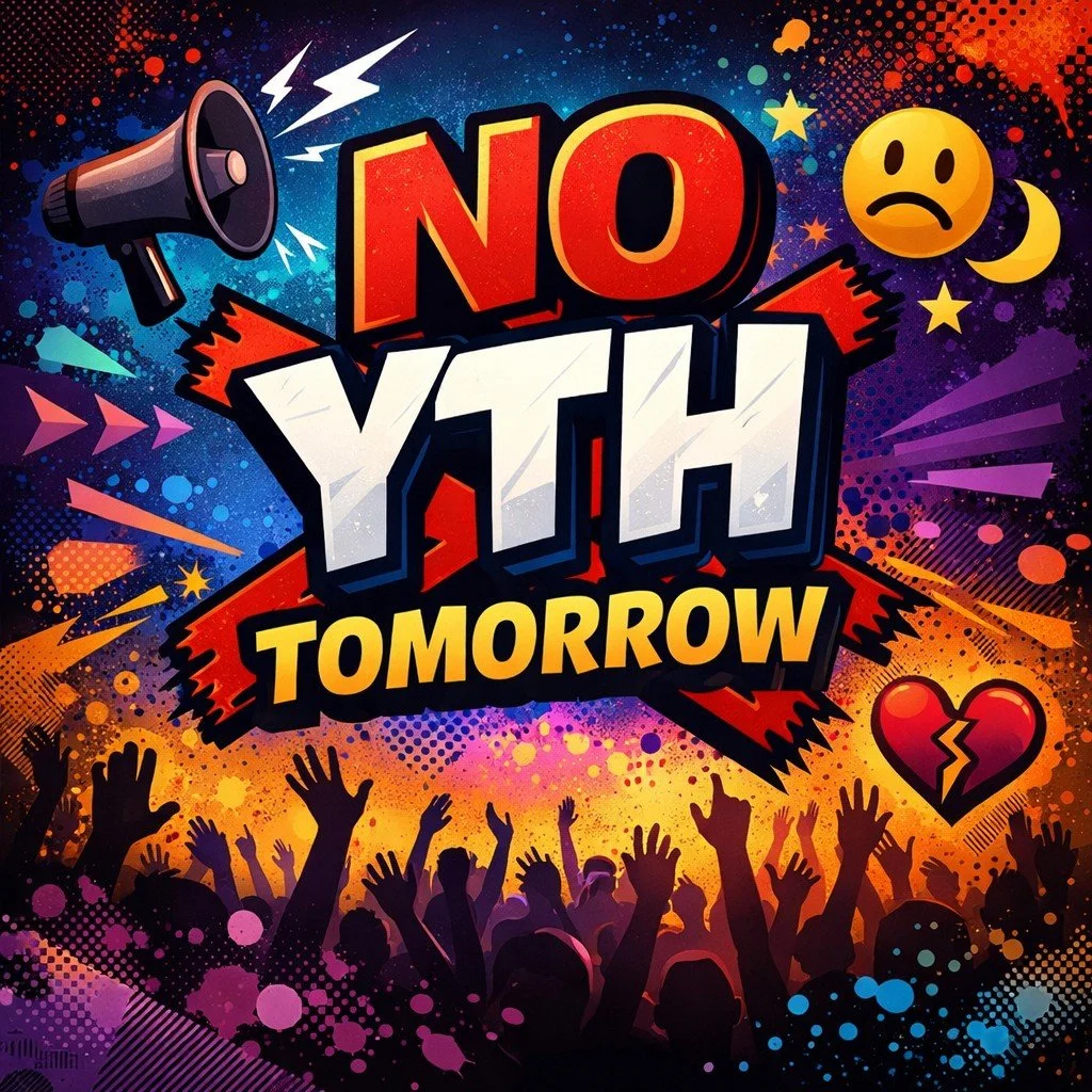 🚨 No YTH tomorrow 🚨
Enjoy the night with family &amp; friends as you ring in the New Year 🎉
We&rsquo;ll be back next Wednesday and can&rsquo;t wait to see you!