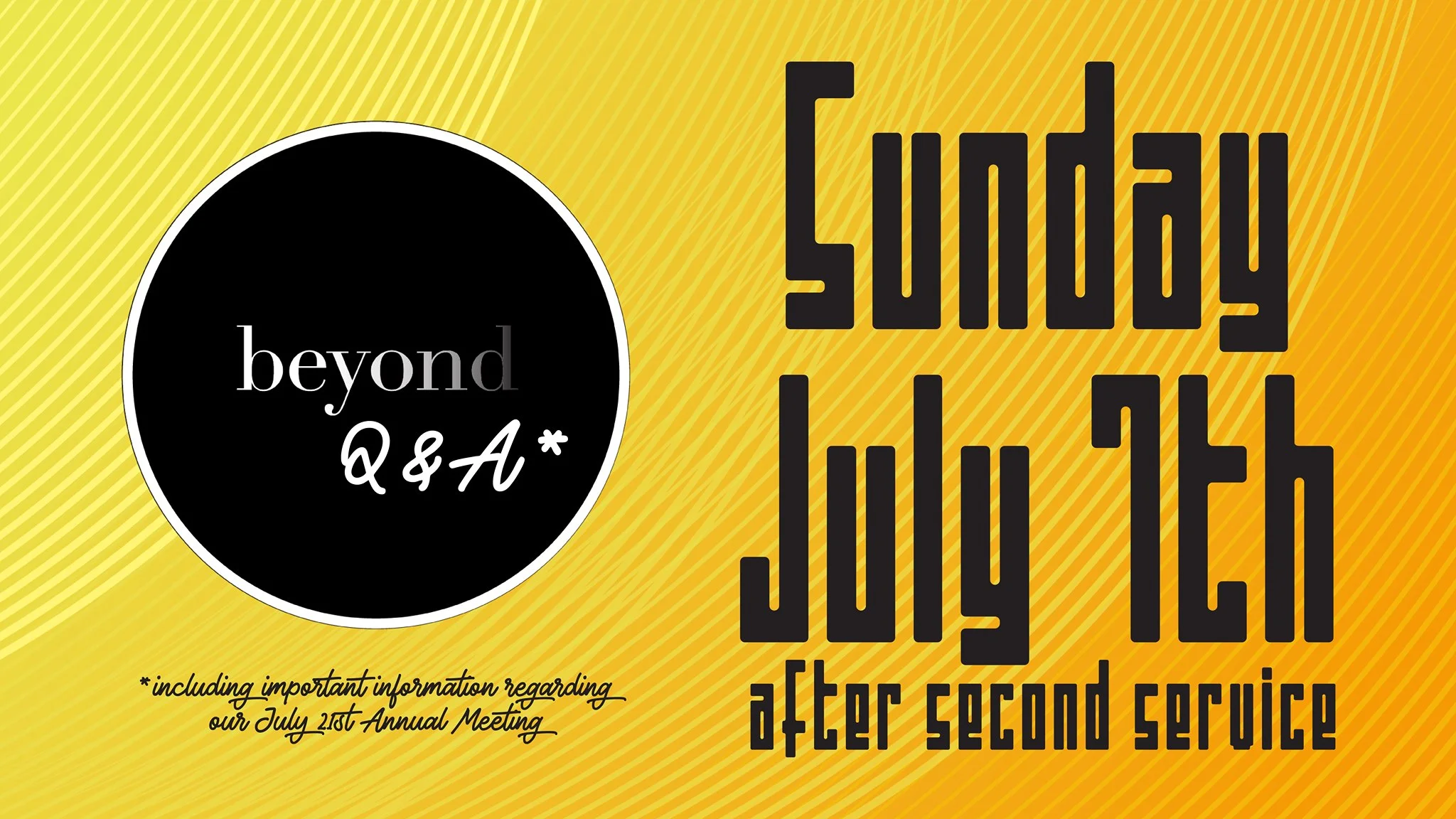 Beyond Campaign Q & A