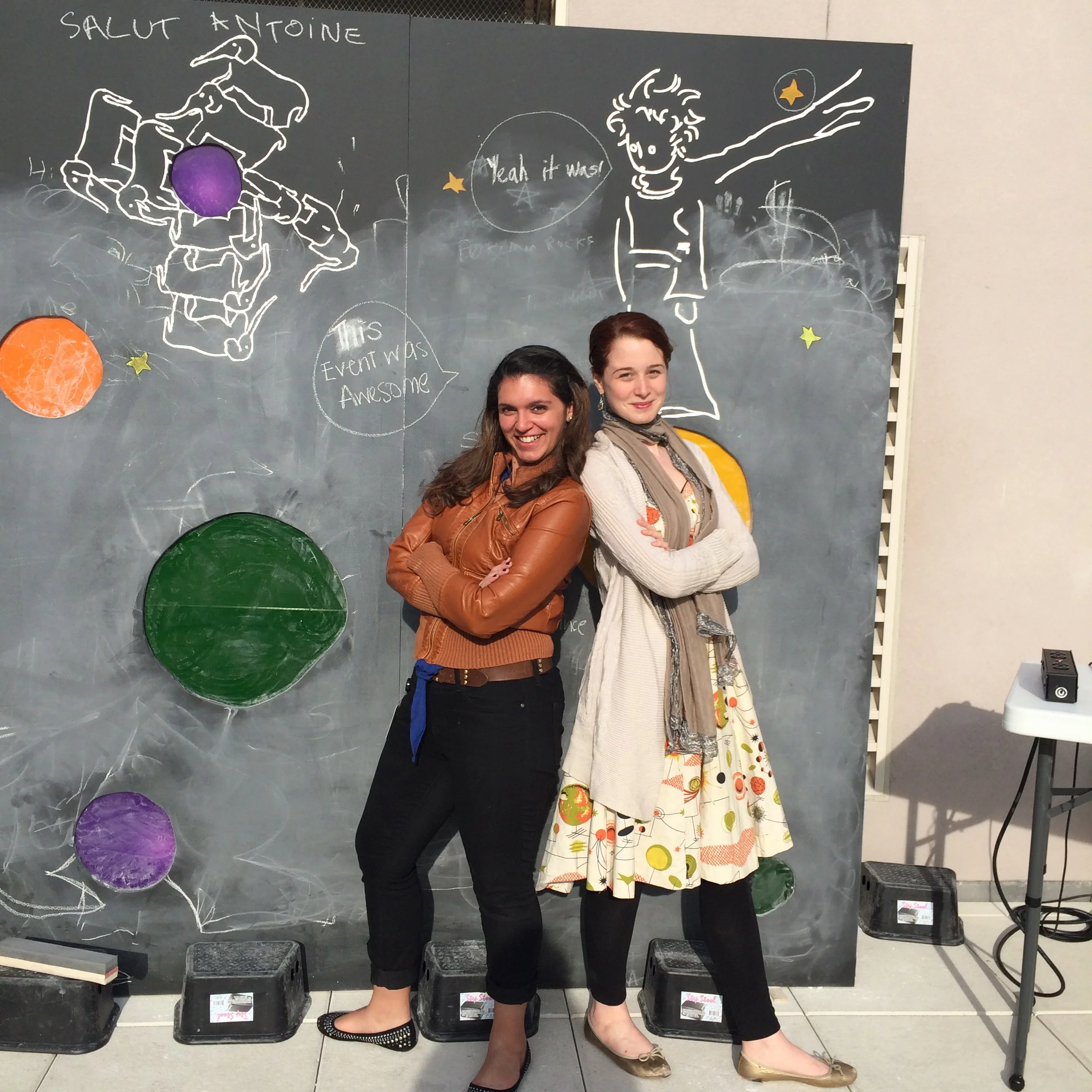 Working the Little Prince event for students and families