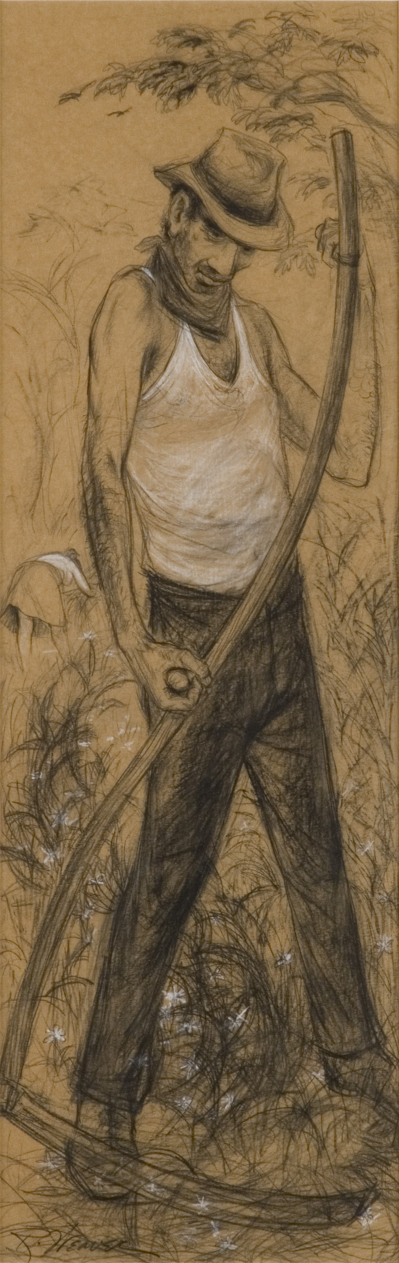 "Man with Scythe" c. 1950*