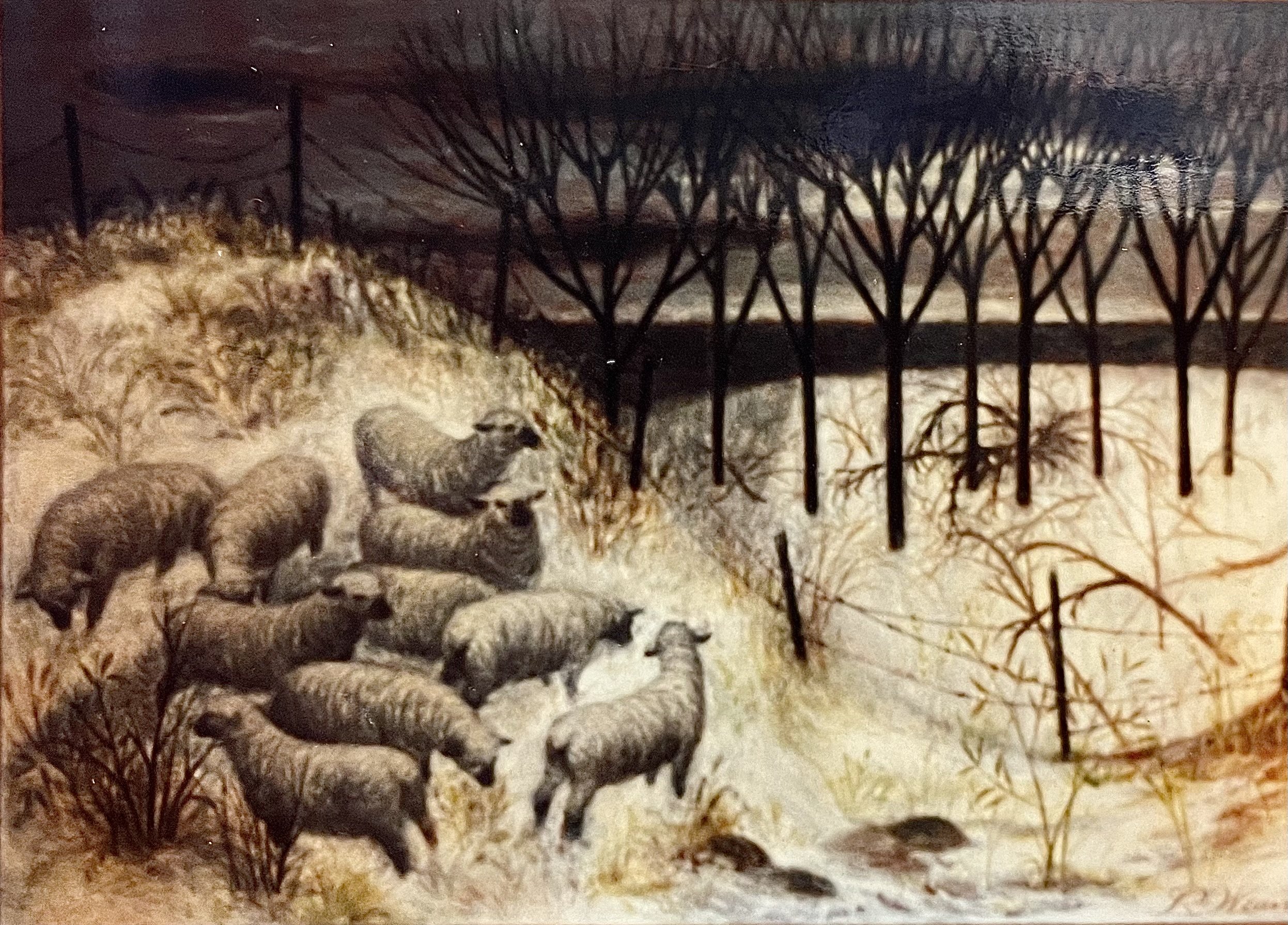 "Lost Sheep" aka "Winter Pasture" c. 1950