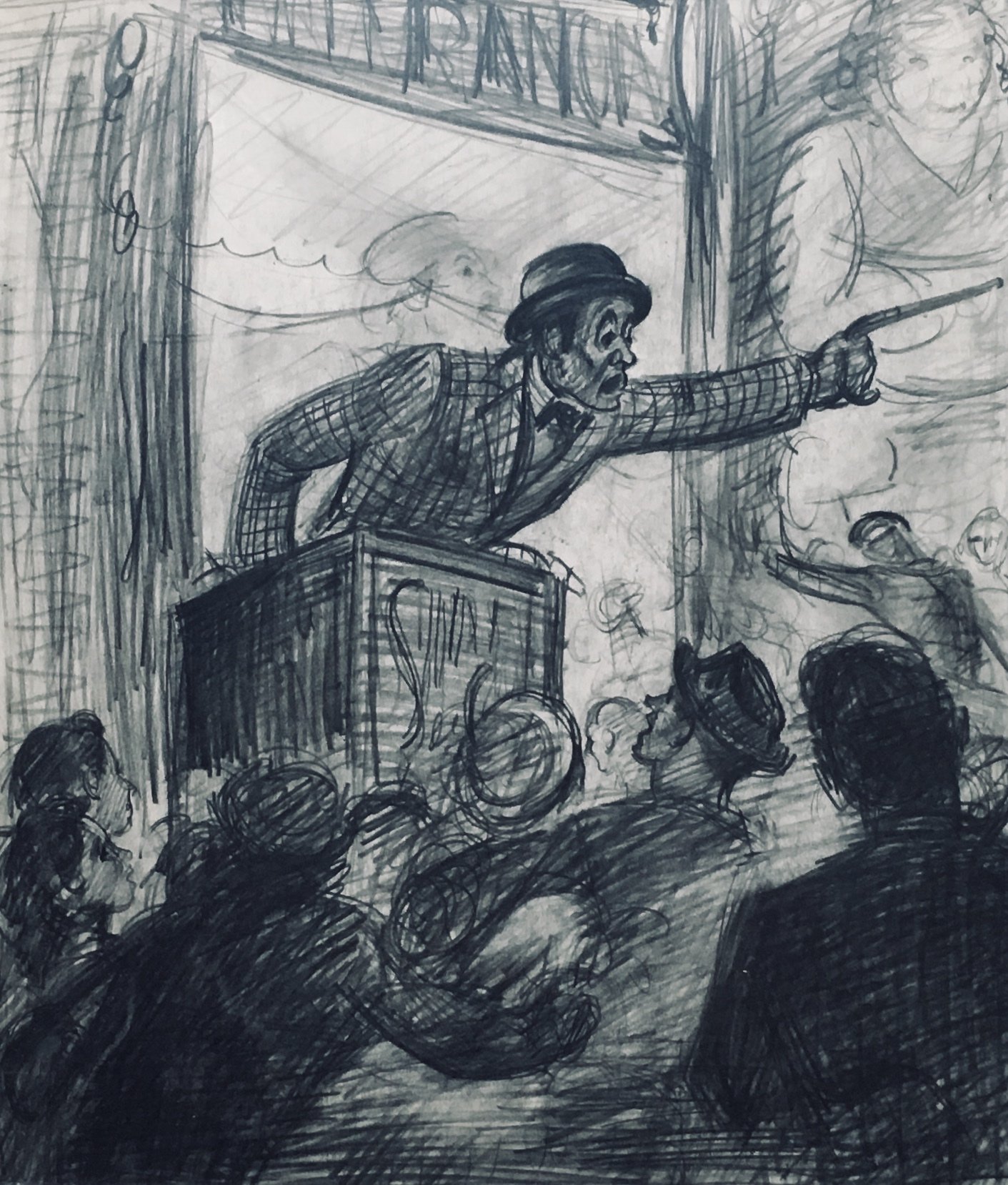"The Barker" c. 1940