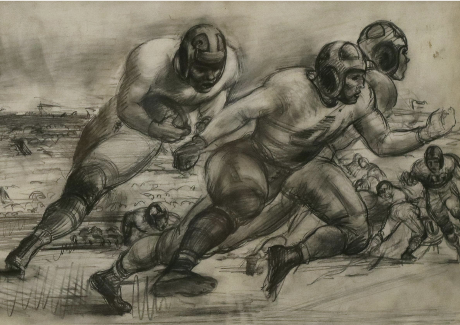 "Gridiron Action" c. 1938