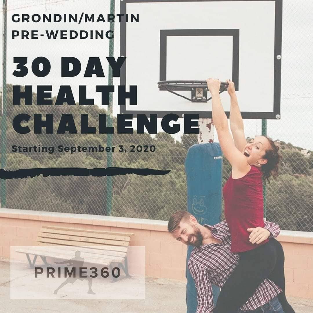 We are starting tomorrow. It's simple! It's fun! It'll help you start or continue your health journey! Oh yeah, and it's free!! Come join us by signing up via prime360training.com/products/30daychallenge. 

If you have trouble checking out and do not