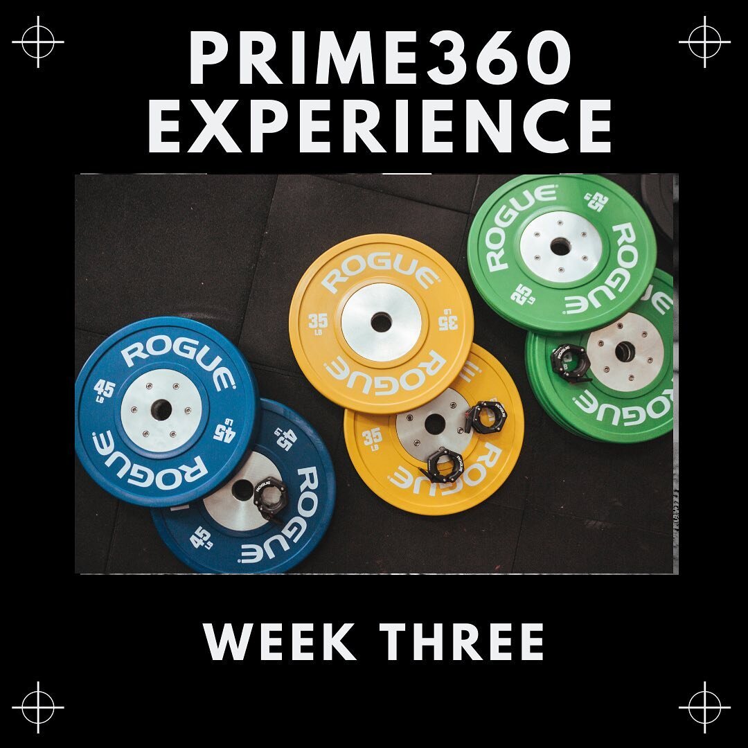 Prime360 Experience: Week 3

Training comes down to a safe and healthy mindset. Our services help our clients do just that and more. 

#functionaltraining #movementmatters #elitelevel #rangeofmotion #strengthandconditioning #strength #training #goals