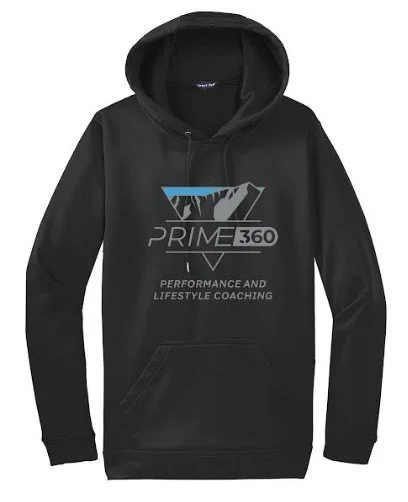 Black PRIME360 Logo Hoodie