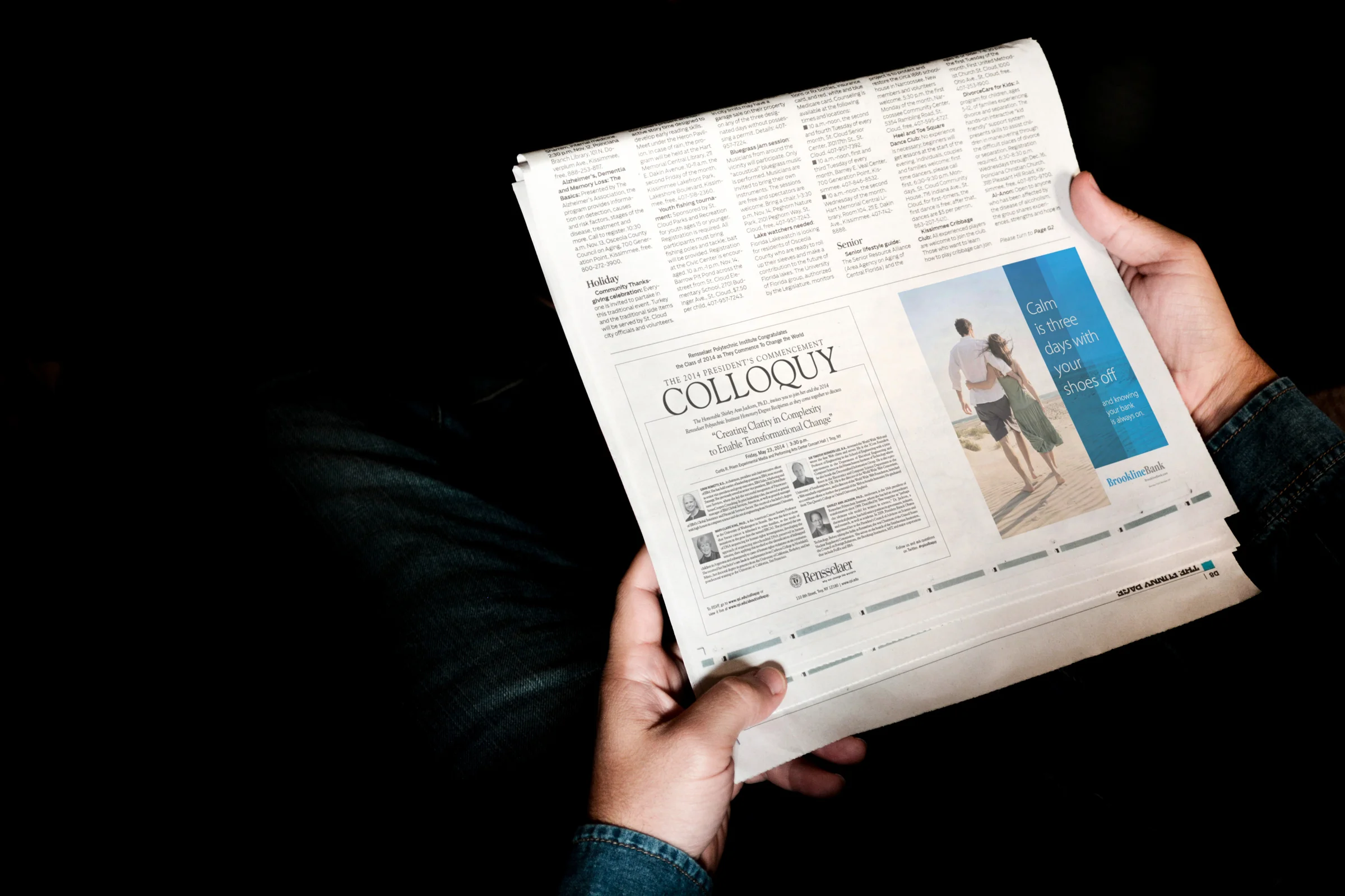 ADVERTISINGThis Colloquy ad ran in the New York Times, The Boston Globe, and the Washington Post. The goal of the ads were to elevate the reputation of Rensselaer, create historical record, and promote the event in which the honorary degree recipien…
