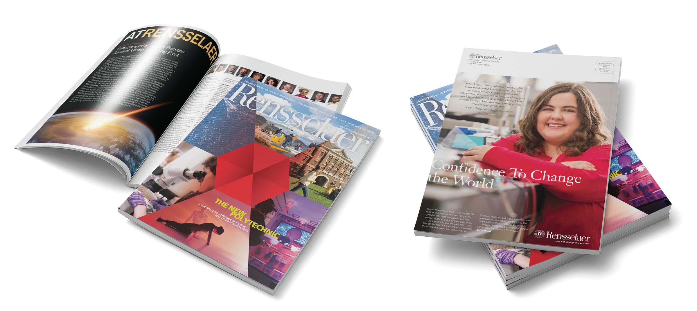 MAGAZINE COVER AND BACKMagazine interior and cover