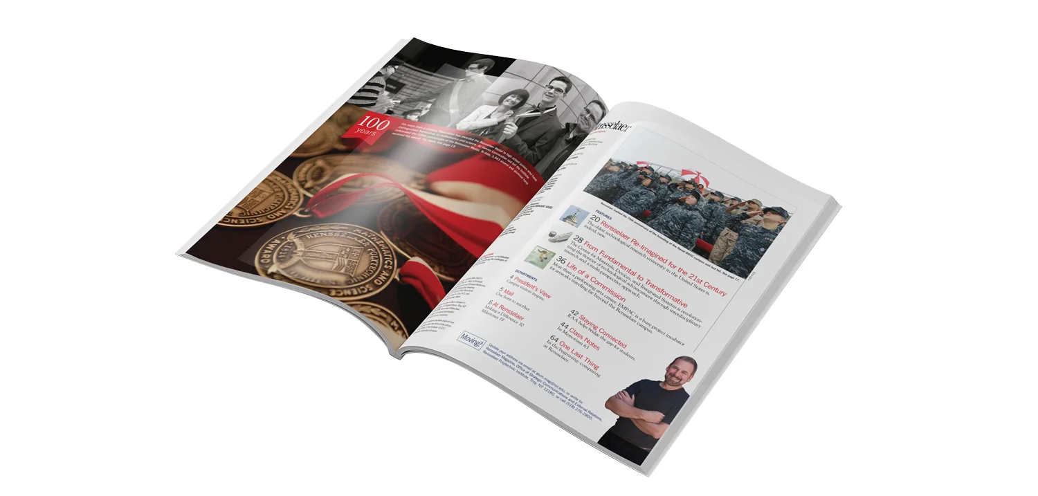 MAGAZINE SPREADSee the full spring 2017 edition here: rpi.edu/magazine