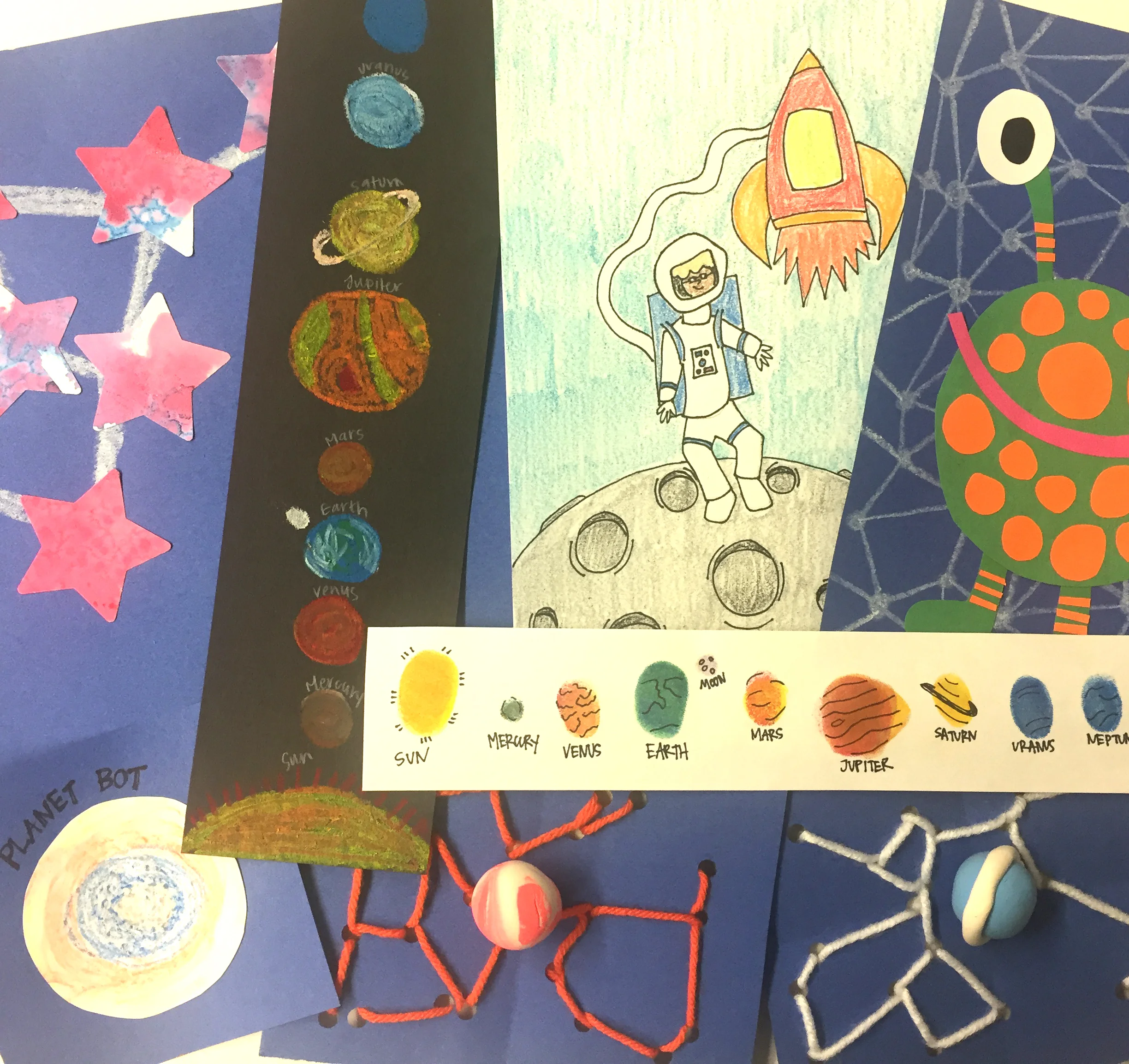 Space Themed Art Projects For Kids!
