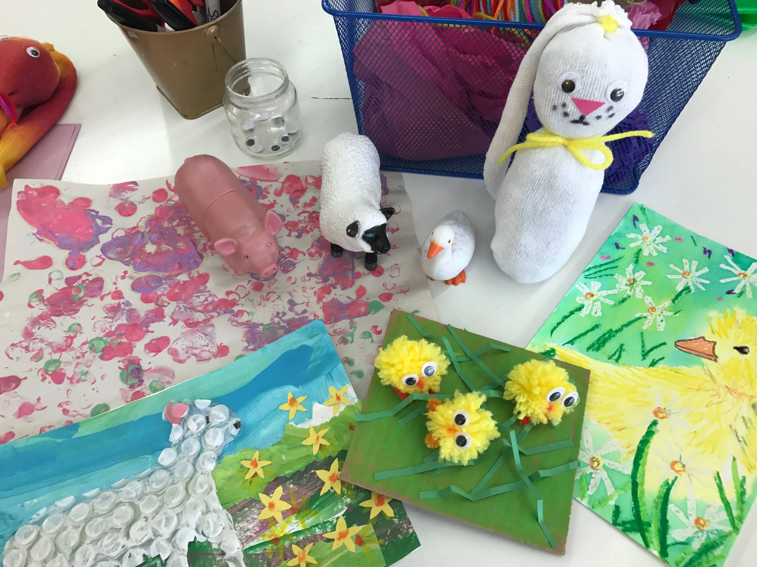 Baby Animal Themed Art Projects For Kids!