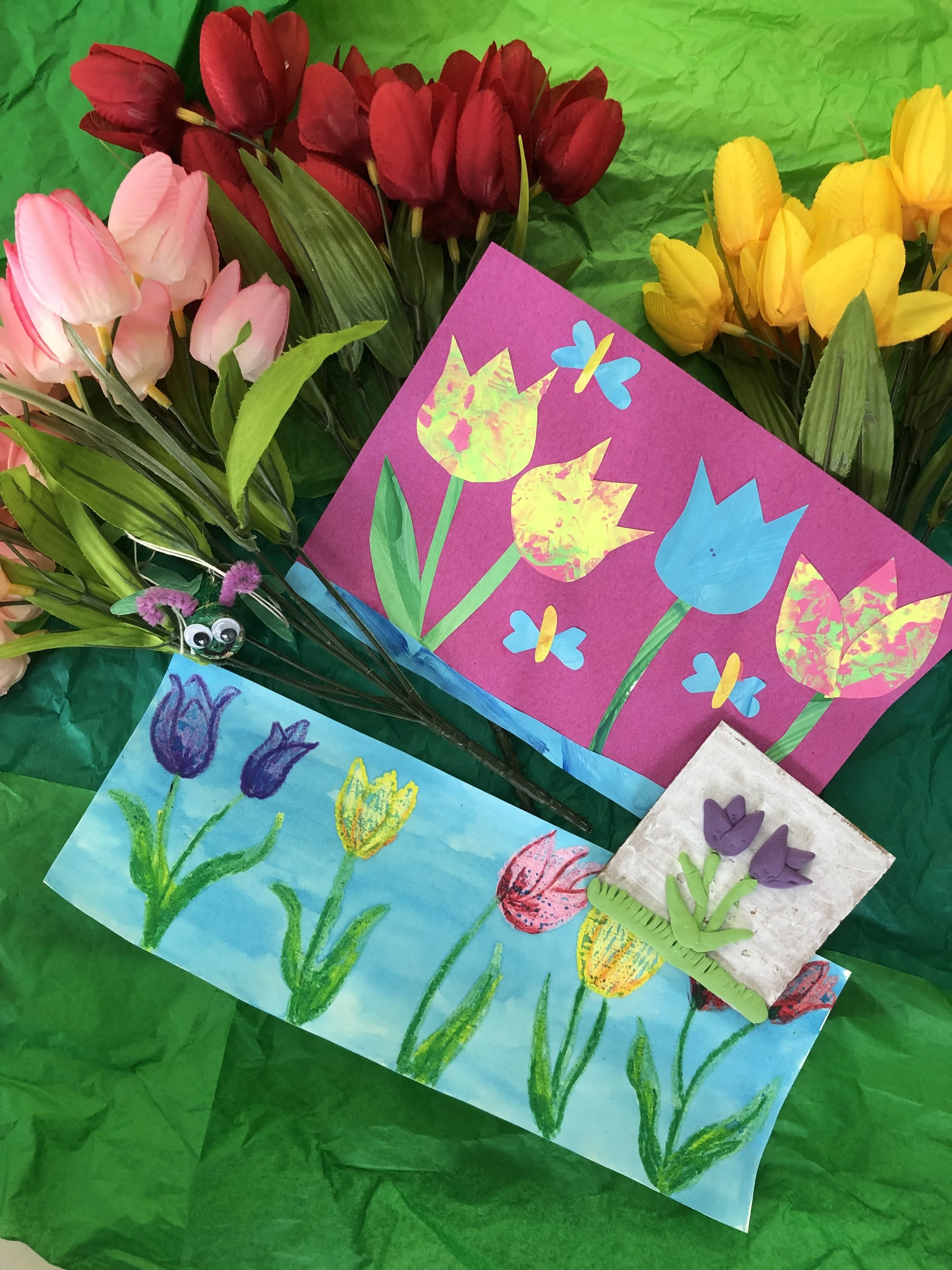 Tulip Crafts for kids!