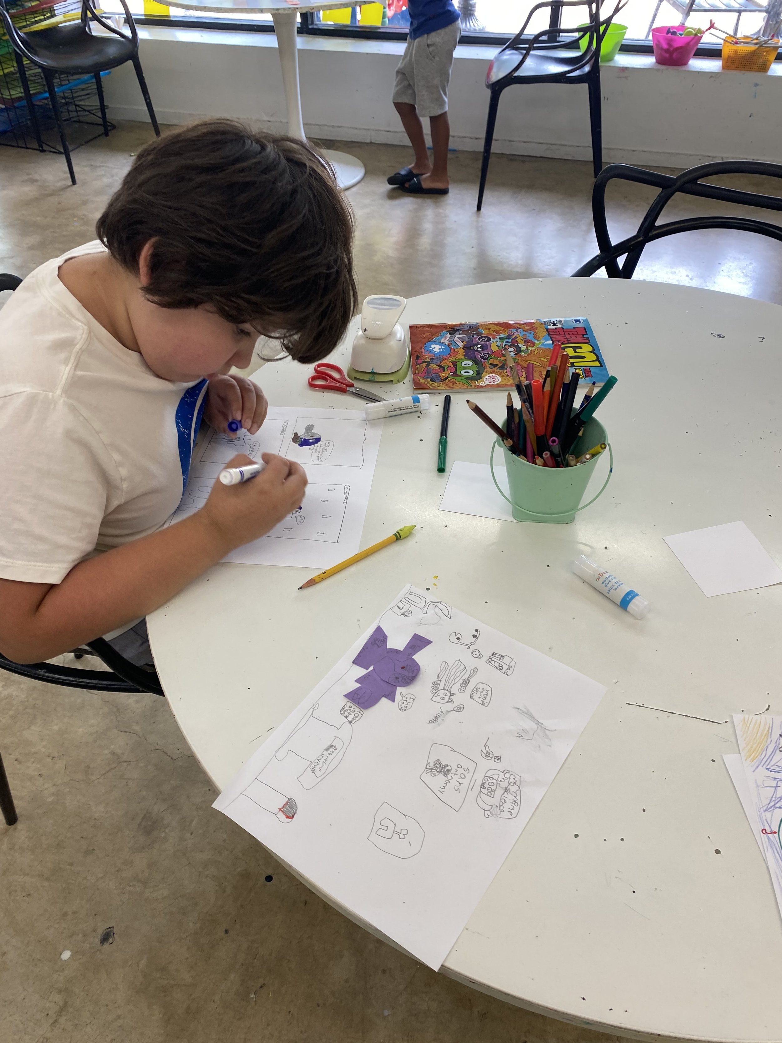 Comics Camp for ages 9-12 at The Art Project, July 17-21 — The Art