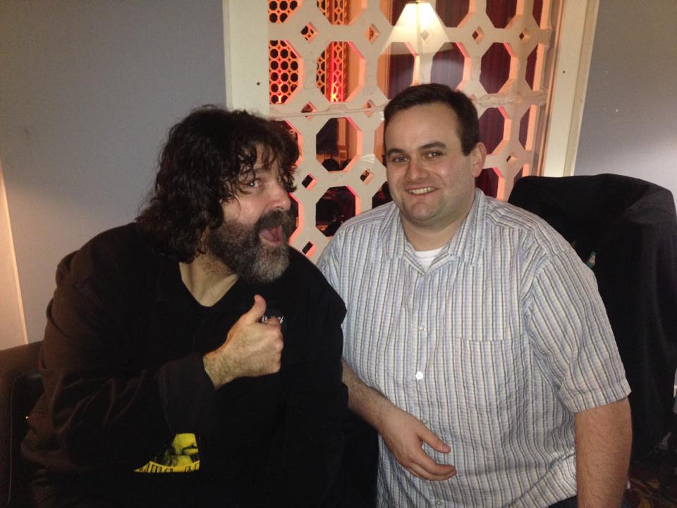  With Hardcore Legend Mick Foley 