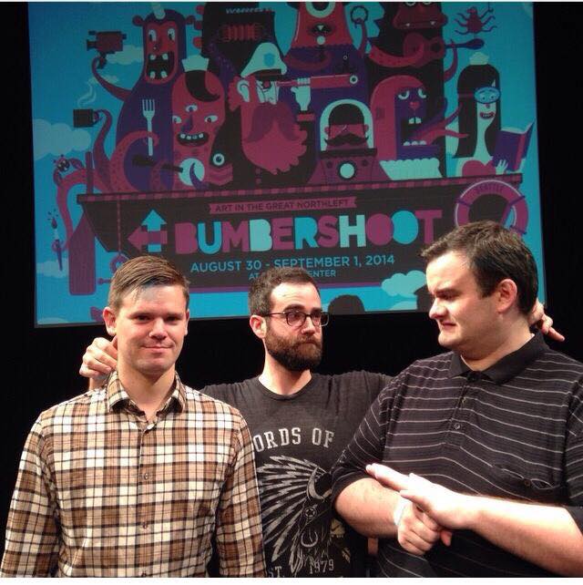  Ivan Decker, Jordan Cohen and Kevin at Bumbershoot 